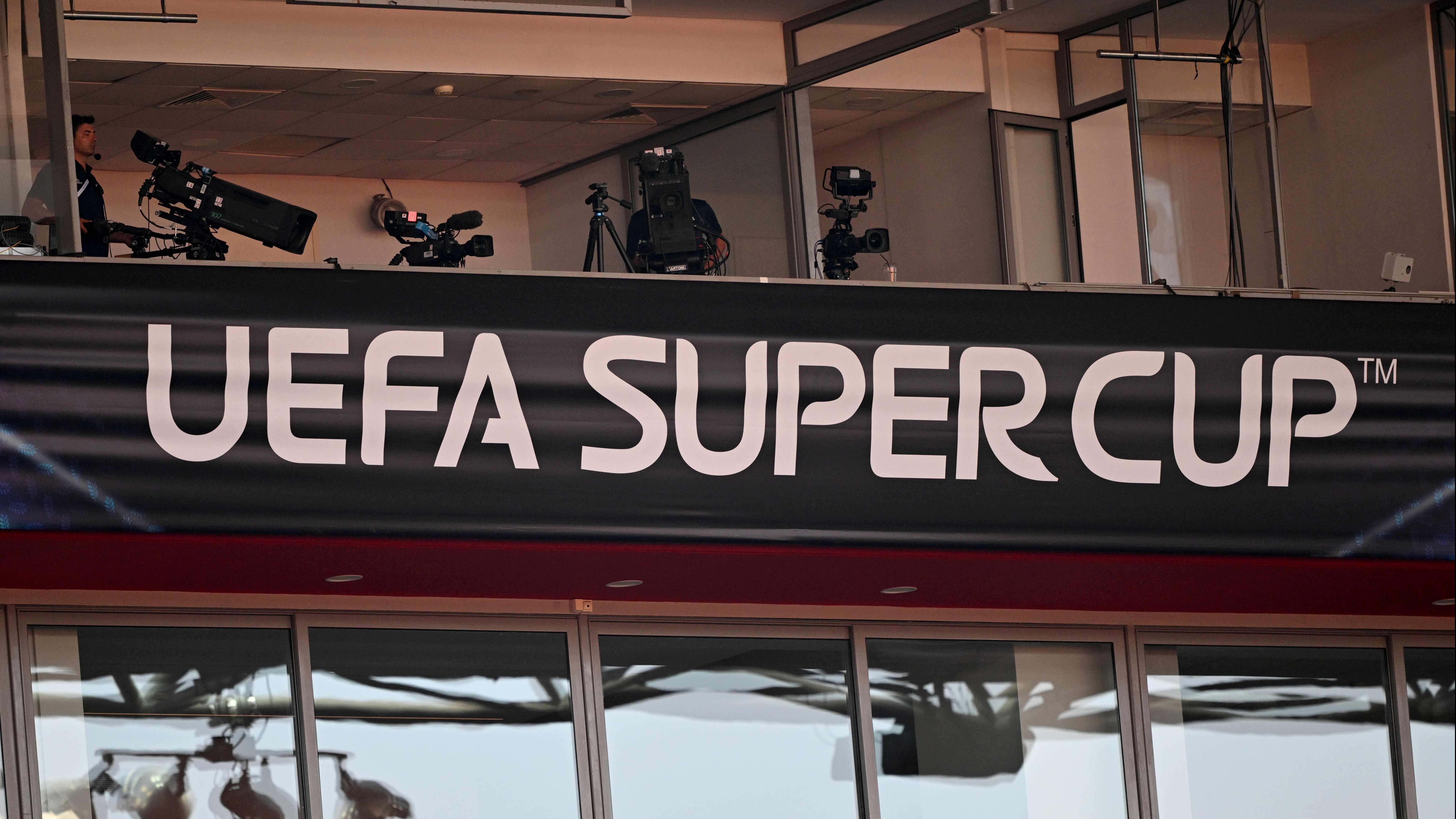 UEFA SUPER CUP 2024 pack de communication, dates de diffusion